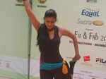 Pooja Chopra at Gold Gym's campaign
