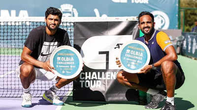 Arjun Kadhe-Rithvik Choudary duo wins ATP Challenger title in Italy