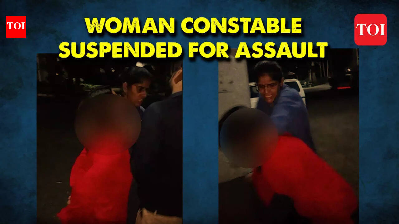 Caught on cam: Woman constable assaults lady for feeding dog in Pune ...