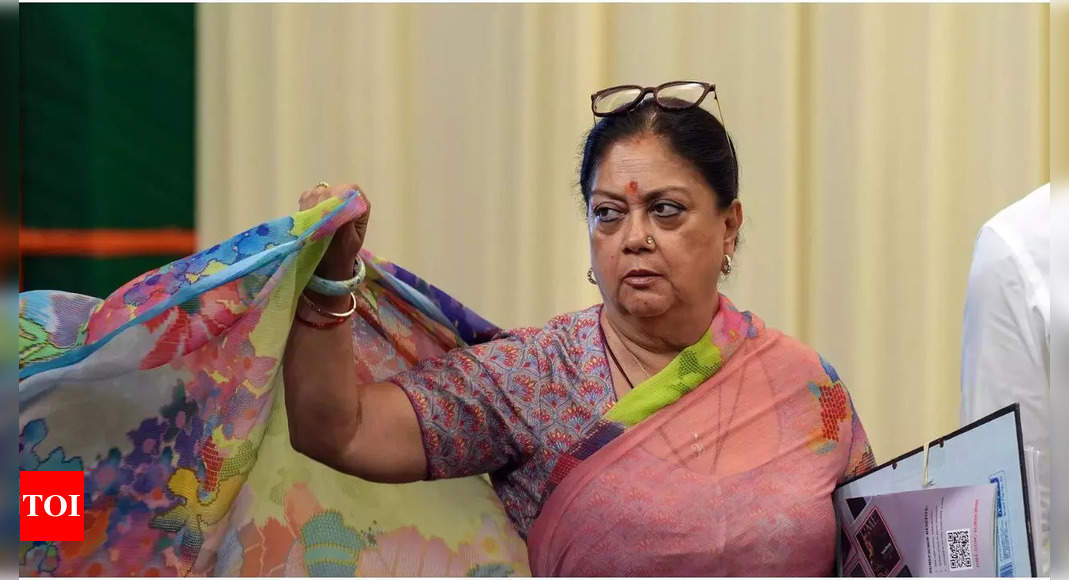 Bjp: Vasundhara Raje In BJP Rajasthan List Along With Her Loyalists ...