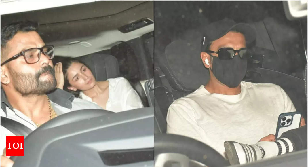 Alia Bhatt 'N Ranveer Singh Are A Stylish Pair In Black, White