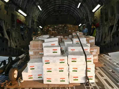 India sends medical aid, disaster relief material for people of Palestine