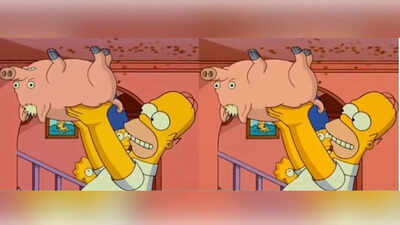 Only true Simpsons fans can spot the difference in this puzzle; Were you able to spot the difference?