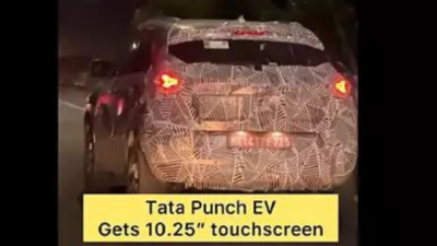 Tata Punch EV to get 10.25-inch touchscreen infotainment system: Spy shots reveal details