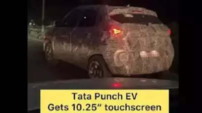 Tata Punch EV to get 10.25-inch touchscreen infotainment system: Spy shots reveal details