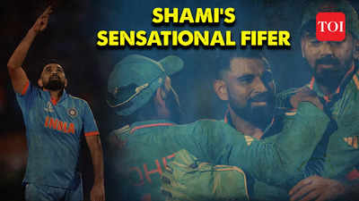 World Cup 2023: Mohammed Shami takes Fifer In India vs New Zealand clash in his 10-over spell