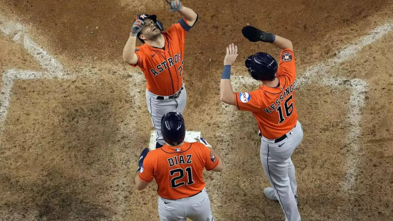 MLB: Houston Astros one win away from World Series trip despite home  struggles - Times of India