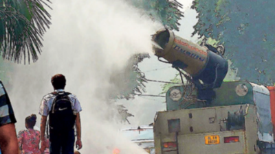 Anti-smog guns deployed by BMC at 8 spots in south Mumbai