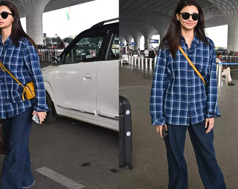 
Daisy Shah is a perfect mix of casual and classy in shirt and pants at airport- CHECK OUT
