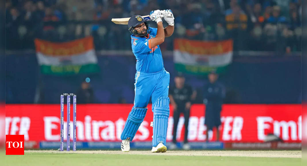 Rohit Sharma has hit more sixes in first powerplay than any other team at World Cup