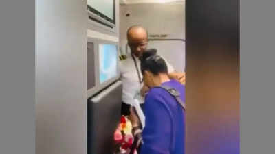 Housekeeper's reaction on seeing her son as a pilot for the first time is priceless!