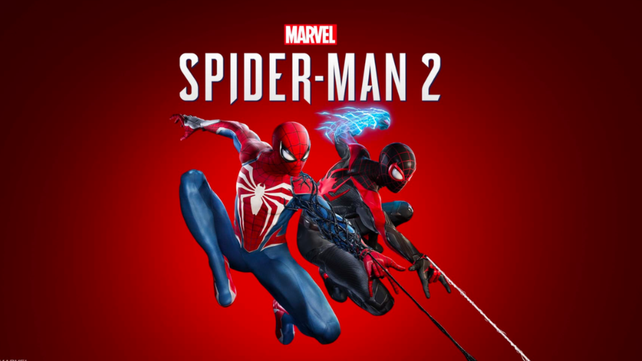 Marvel's Spider-Man 2 features Miles with web wings and Peter in