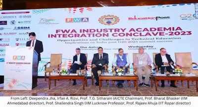 AICTE Chairman Prof. T.G. Sitharam Attends Industry Academia Integration Conclave 2023