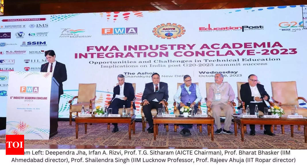 AICTE Chairman Prof. T.G. Sitharam Attends Industry Academia ...