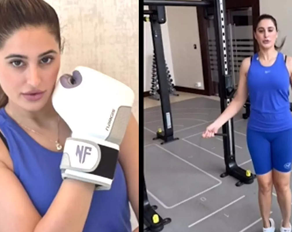 
Nargis Fakhri shares a glimpse of her intense workout session
