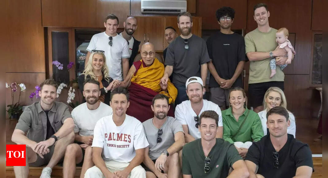 World Cup: Dalai Lama blesses New Zealand cricket team ahead of Australia match | Cricket News &ndash; Times of India