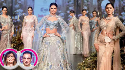Bold, bright and blingy finale for Delhi Times Fashion Week