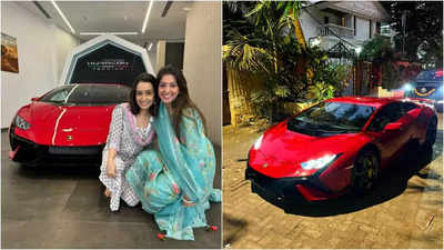 Shraddha Kapoor gifts herself a swanky new red Lamborghini Huracan Tecnica worth Rs 4 crore on Dussehra, pictures go viral