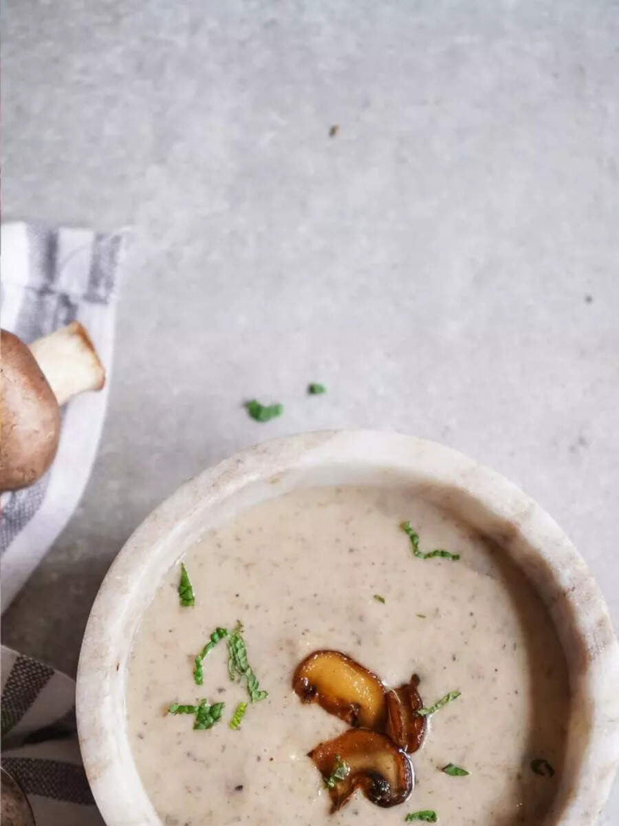 How to make Cream of Mushroom soup at home | Times of India