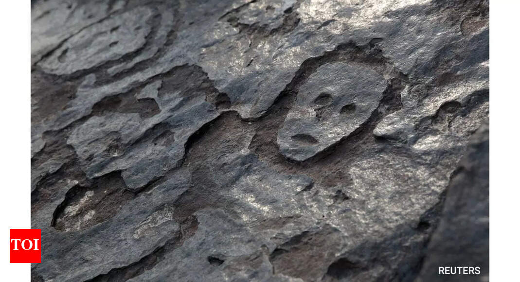 Human faces discovered on rocks found in the Amazon river - Times of India