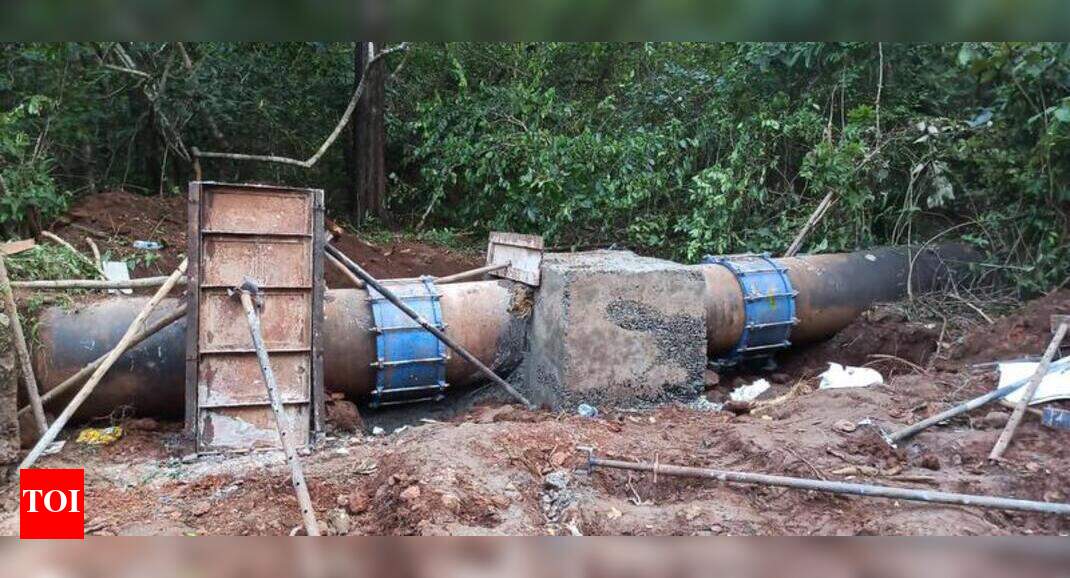 Pipeline patched up, water supply normal for Panaji, nearby areas Goa