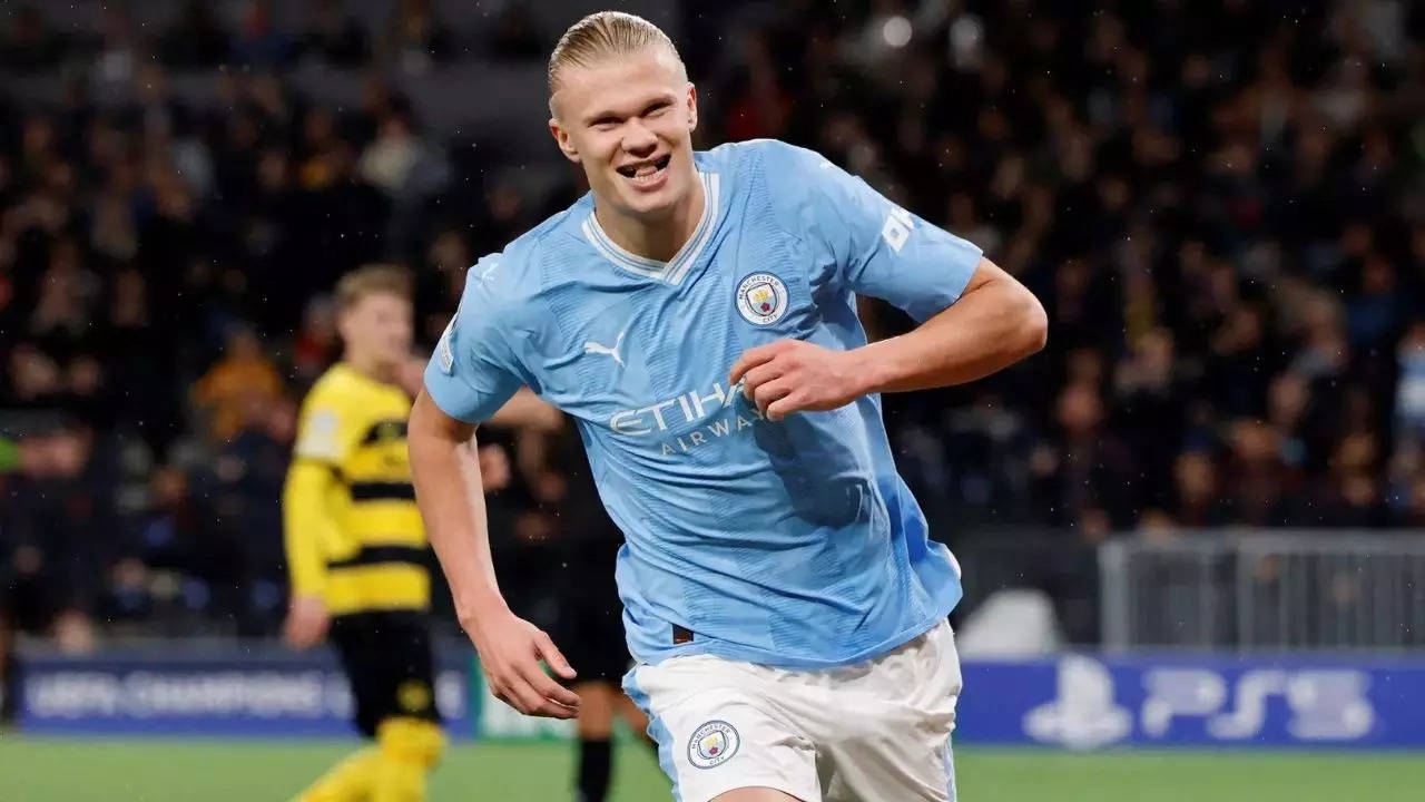 Champions League: Erling Haaland scores a double as Manchester