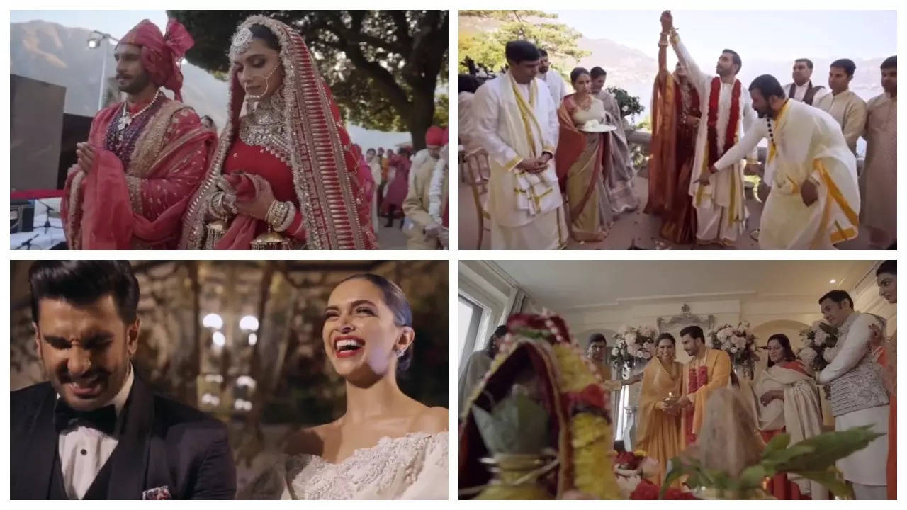 Deepika Padukone and Ranveer Singh FINALLY release wedding video 5 Years  after tying the knot in Italy: WATCH | Hindi Movie News - Times of India