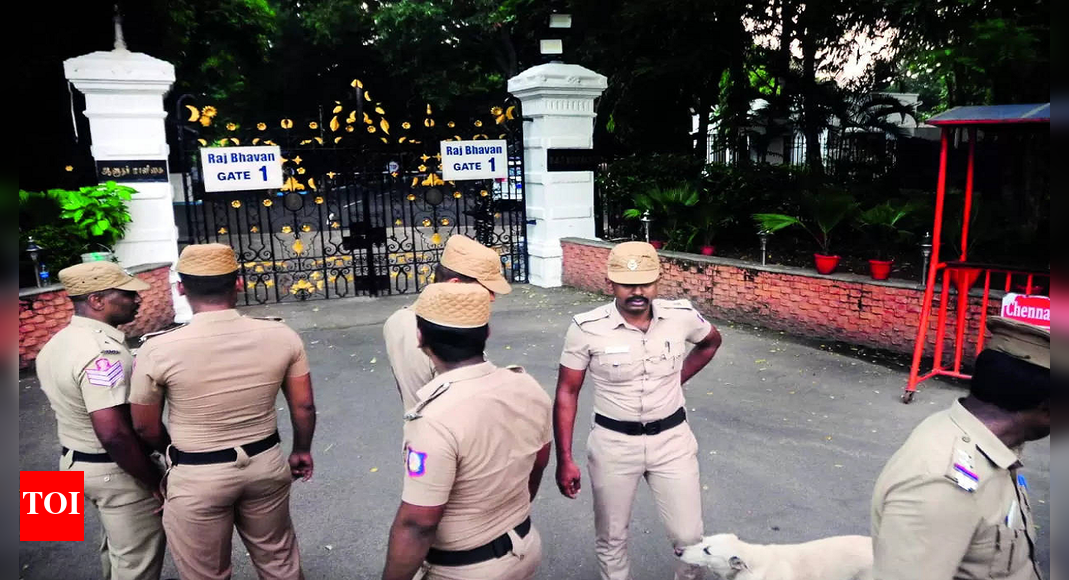 Raj Bhavan: Man hurls crude bomb at Raj Bhavan, arrested | Chennai News ...