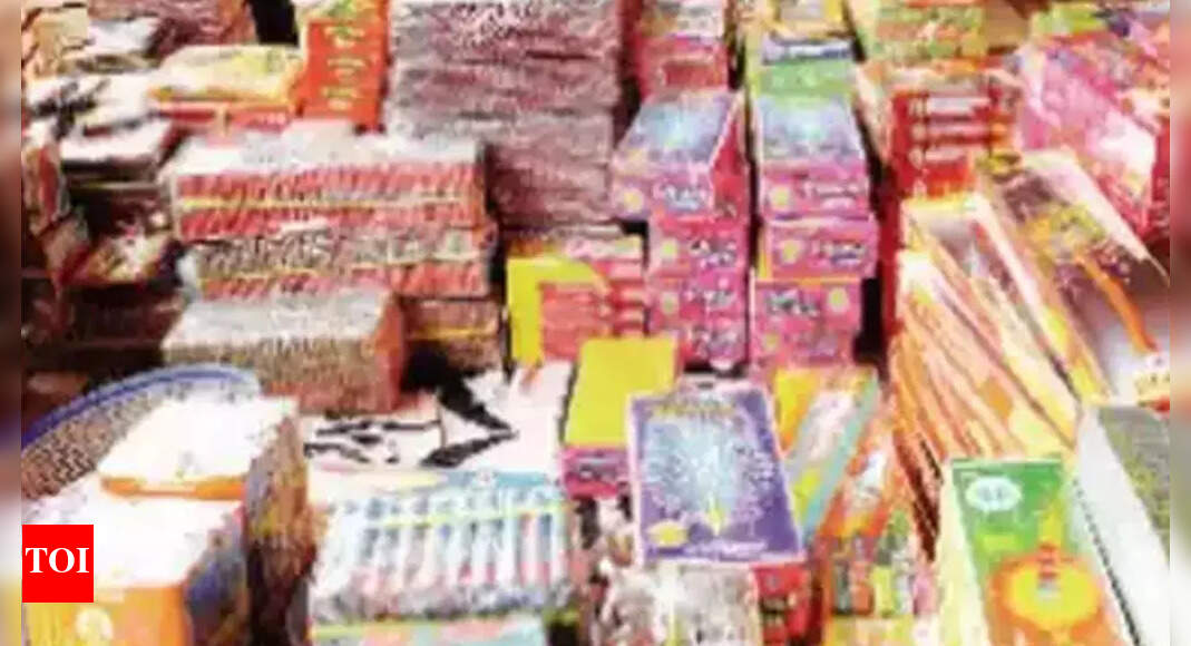 Diwali action Delhi Police seize 1,500kg crackers Delhi News Times