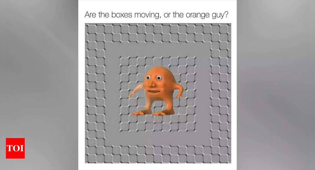 Can you figure out what’s moving in this optical illusion?