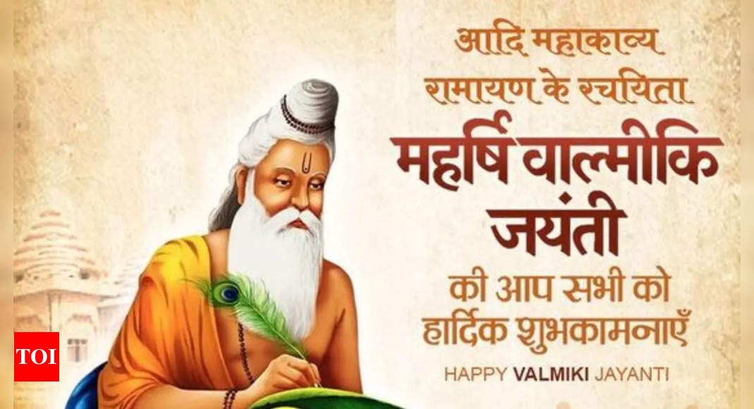 Happy Valmiki Jayanti 2023: Top 50 Wishes, Messages and Quotes to share with your loved ones | – Times of India
