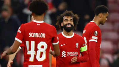 Europa League: Late substitute Mohamed Salah scores as Liverpool thump Toulouse 5-1