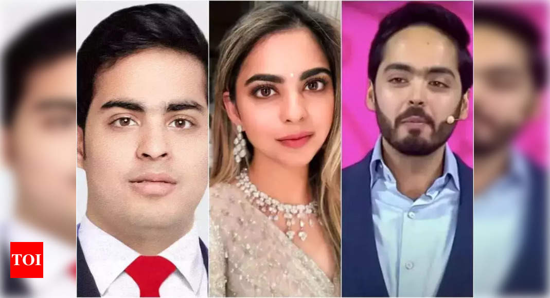 Reliance shareholders approve appointment of Akash, Isha, and Anant Ambani as non-executive directors – Times of India