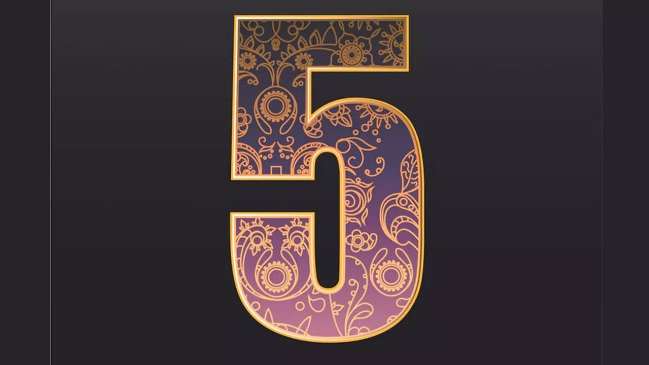 Number 5 in Numerology: Personality traits, strengths, weaknesses, lucky  colors, gemstones, and more - Times of India