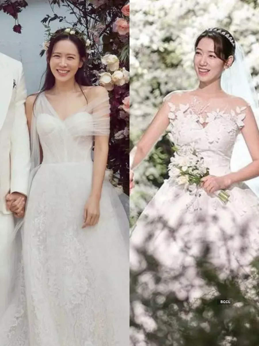 From Son Yejin to Park Shin Hye: 10 stunning wedding gowns worn by Korean  beauties