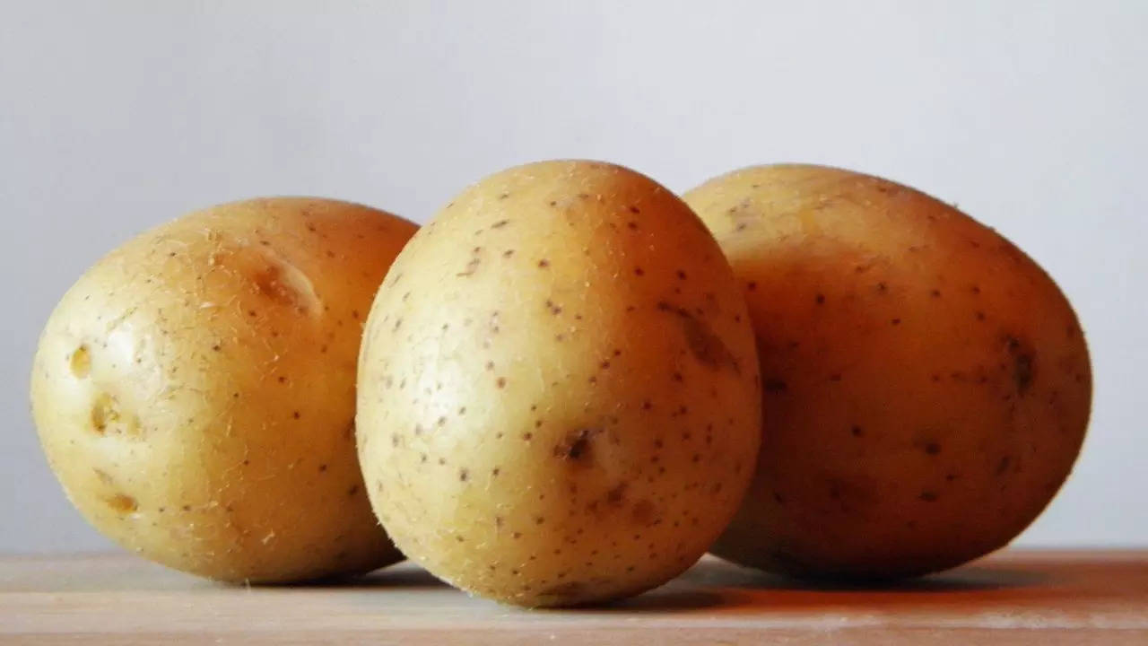 A group of potatoes