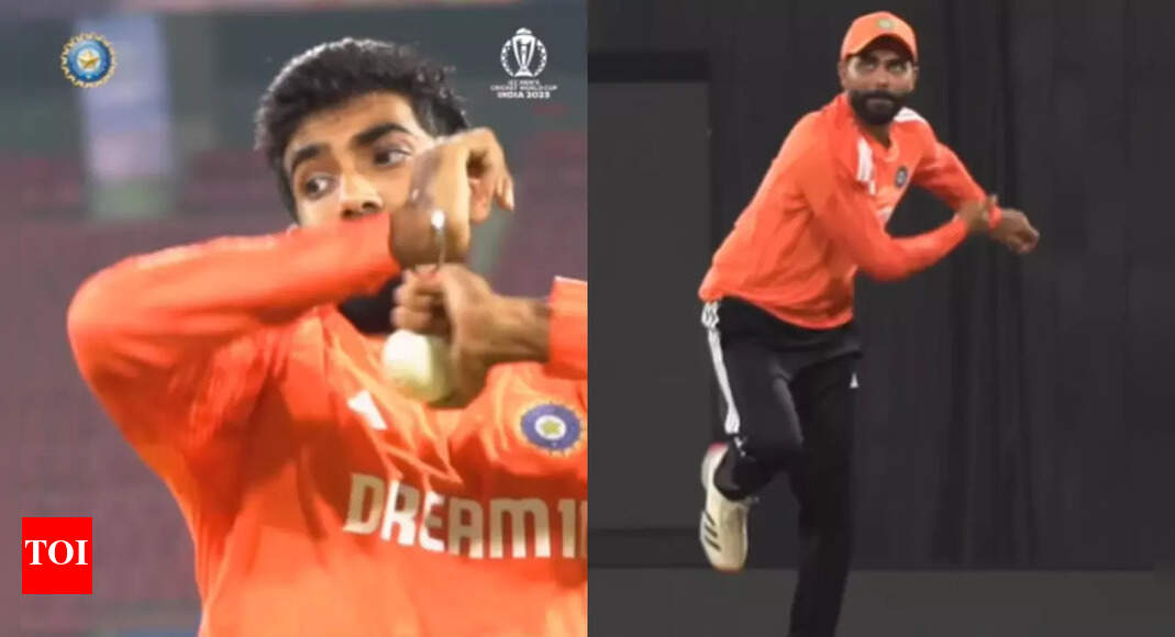 Jasprit Bumrah bowls left-arm, Jadeja right-arm as Team India enjoys fun bowling session | Cricket News