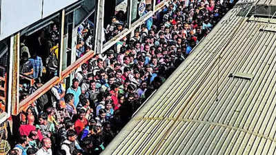 Chaos and crowds on platforms and inside Mumbai local trains as 256 Western Railway services cancelled