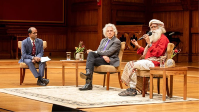 'Science should not conclude that what we do not know, does not exist': Sadhguru in conversation with Harvard professor Steven Pinker