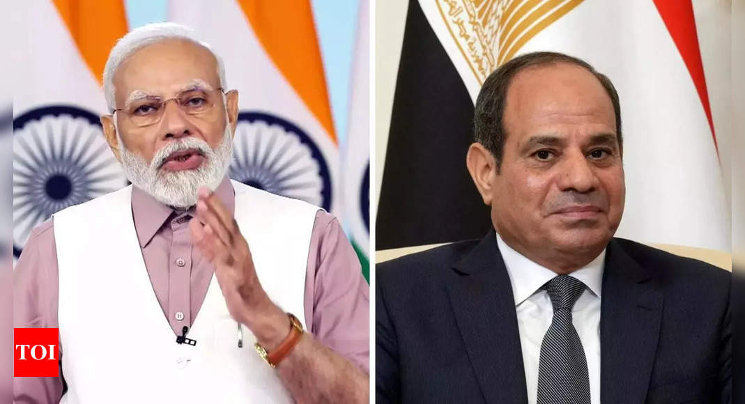 Le Premier ministre Modi et le président égyptien discutent du conflit Israël-Hamas |  Nouvelles de l’Inde