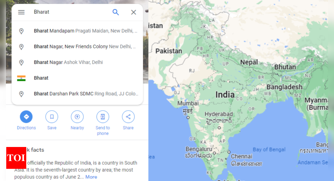 Extinction Event: Along with India, Google Map now shows ‘Bharat’ as country | India News