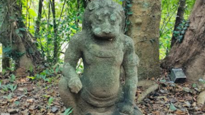 Karnataka: Researchers study rare 8-9th century Narasimha idol near Polali