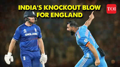 World Cup 2023: India beat England by 100 runs, Rohit Sharma is Player of the Match