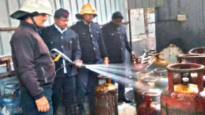 Fire breaks out during illegal LPG transfer; two workers sustain burns