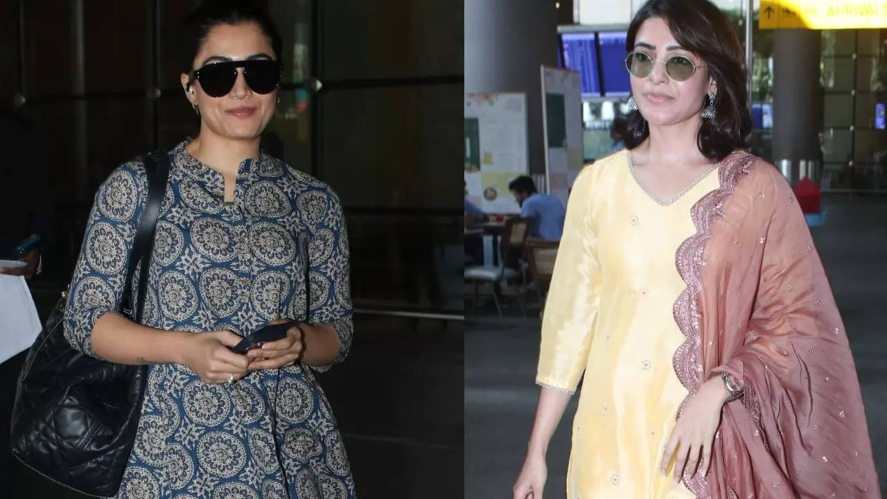 Are Rashmika Mandanna and Samantha heading to Italy for Varun Tej and  Lavanya's wedding? South actresses' airport pictures go viral