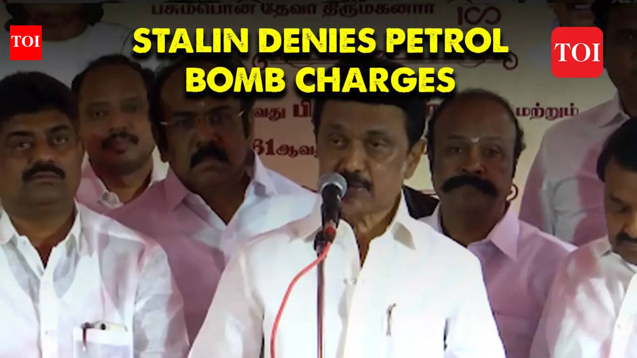 MK Stalin denies charges made by Raj Bhavan about petrol bomb attack ...