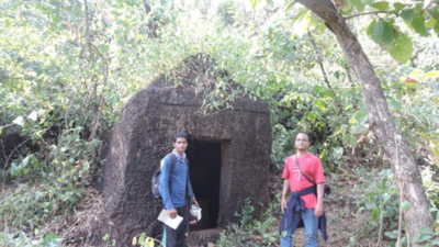 Ancient Shaivite caves found in Rajapur by history professor and team