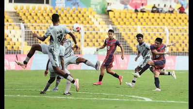 Services turn the heat on Goa with late winner