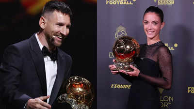 Lionel Messi wins eighth Ballon d'Or as Aitana Bonmati claims women's award