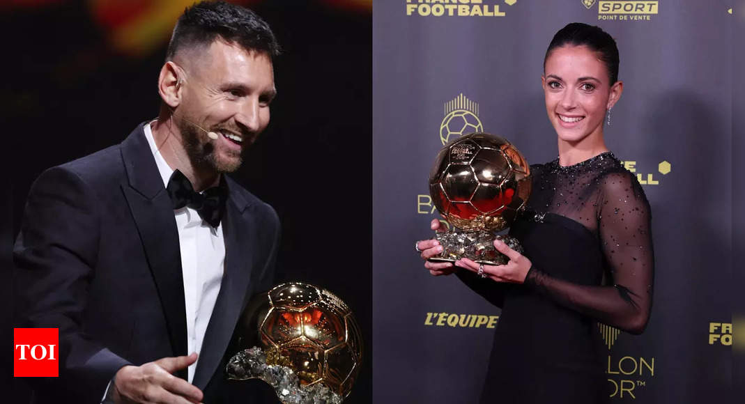 Lionel Messi wins eighth Ballon d'Or as Aitana Bonmati claims women's award